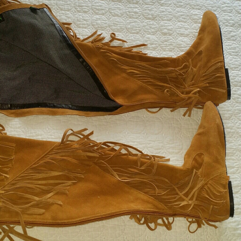 Sam Edelman suede over the knee flat boot